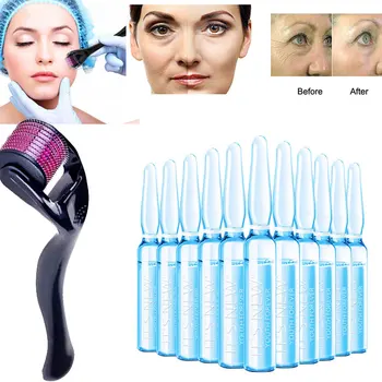 10 Ampulla Lényeg Hidratáló Arc Szérum Folyékony hialuronsav inyectable Anti Aging bőrápoló esthetician kellékek arc