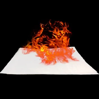 10db 20*10cm Tűz Papír Flash Láng Papír Tűz Papír Mágikus Kellékeket Hatás Sokk Mágikus Játék