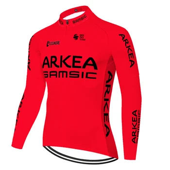 2020 csapat ARKEA férfi kerékpáros mez nyári tavaszi gyors száraz Kerékpáros Ruházat Kerékpár hosszú ujjú kerékpáros mez a férfiak