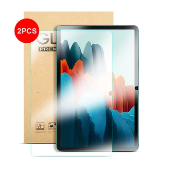 2db Edzett Üveg Samsung Galaxy Tab S7 A7 S6 Lite 10.4 P610 S6 T860 T865 Lap EGY 10.1 10.5 S5E képernyővédő fólia Világos Őr