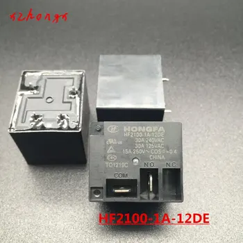 2DB HF HF2100-1A-12DE 12VDC HF2100-1A-24DE 24VDC 30A 4PINS Teljesítmény Relé