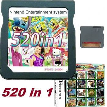 520 1 Válogatás Videó Játék Patron Kártya Nintendo 3DS DS 2DS Super Combo Multi Kosár