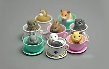 8db/sok 3CM mini aranyos aranyos eredeti kupa állat kisállat akciófigura készlet legjobb gyerek játékok fiúk lányok