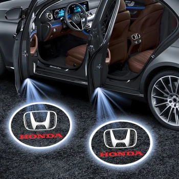 A Honda Civic CRV Jazz Illik Accord Betekintést Pilóta Útlevél HRV 2019 Odyssey Led Autó Ajtó Üdv Fény Logó lézer Projektor Lámpa