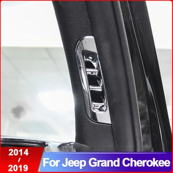 A Jeep Grand Cherokee 2014 2015 2016 2017 2018 2019 Kocsiban elöl a Kis levegő kilépő Dekorációs Fedél Kárpitok Autó Stílus Tartozékok