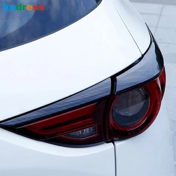 A Mazda CX5 CX-5 KF 2017-2019 2020 2021 Szénszálas Autó Hátsó Lámpa Fedél Vágja le a hátsó lámpája Farok Lámpa Kárpitok Stílus Tartozékok