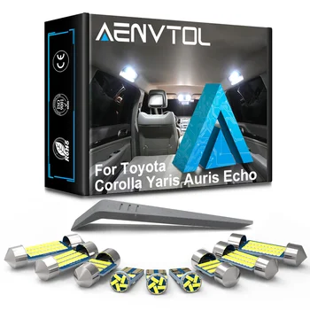 AENVTOL Canbus Toyota Yaris Auris Corolla Echo 1988-2010 2013 2015 2016 2017 2019 2021 Tartozékok Automatikus LED Lámpa