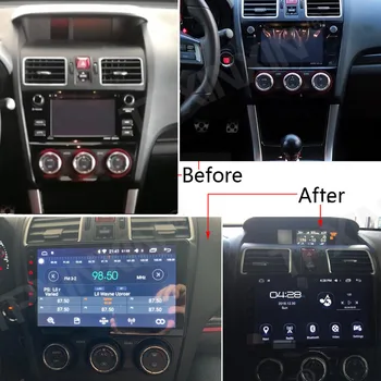 Autó Rádió DSP DVD Lejátszó Subaru WRX 2016-2021 Android 4G+64G Kormánykerék GPS Navigációs 1080P Video-Fej Egység Sztereó 9