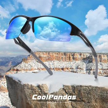 CoolPandas 2021 Napszemüveg Férfi Bevonat Lencse Fél Keret, Polarizált Photochromic Szemüveg Sport Vezetés napszemüvegek Nők UV400