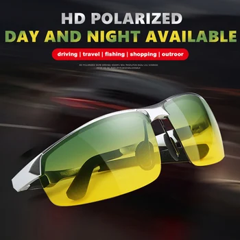 CoolPandas Márka, Design Napszemüveg Polarizált Férfiak Szögletes Alumínium Magnézium Szemüveg Nap, Este Vezetés Árnyalatok Anti-Vakító Fény Szemüveg