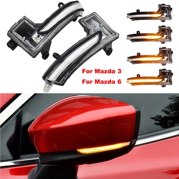 Dinamikus LED lámpa Index Szekvenciális Oldalon Tükör Jelzőfény A Mazda3 a Mazda 3-As Axela Mazda6 a Mazda 6 Atenza 2017 2018