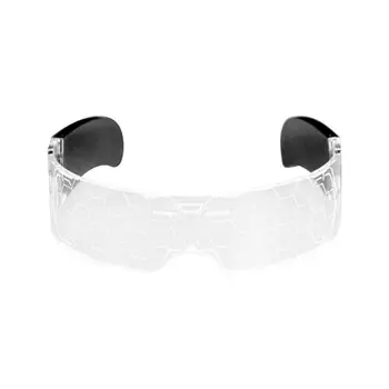 DJ Szemüveg Dekoratív Király Gyönyörű Kivitelezés világít Fél Világító LED Szemüveg Szemüveg Bár