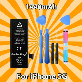 Eredeti DaDaXiong Akkumulátor iPhone 5 5G 1440mAh Igazi Kapacitás Szerszámgép Készlet Csere