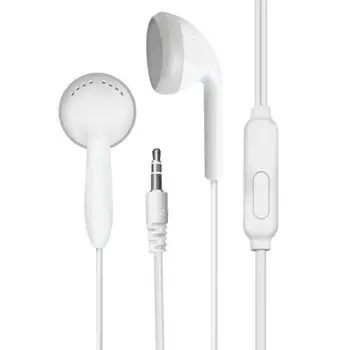 Forró 3,5 mm-es In-ear Lapos Fülhallgató HIFI Zenei Játék Fejhallgató Lapos Fül Earplug Egyetemes Bass Vezetékes In-line Headset Samsung