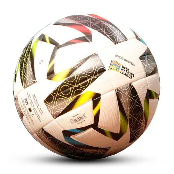Futbol Liga Cél Képzés Szabadtéri Új Labdarúgó Sport Foci 5-ös Méretű Hivatalos Voetbal Labdát Bola PU Premier Ball Labdák Premi