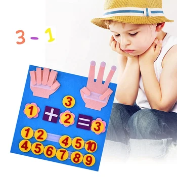 Gyerek Montessori Játékok, Matematikai Játék Éreztem Ujját Számok Gyerekek Számlálási Korai Tanulás, A Kisgyermekek Intelligencia Fejlesztése Klasszikus Játékok