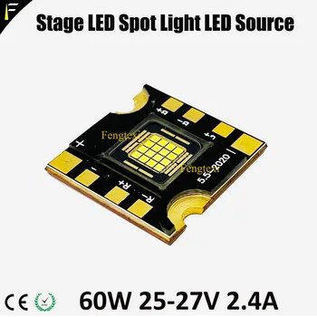 Gyors Szállítás Disco Gobo Minta Fény LED-Chipek 60w Színpadi Rázza Fejét 60w LED Spot Világítás Kiegészítők LED Hatás