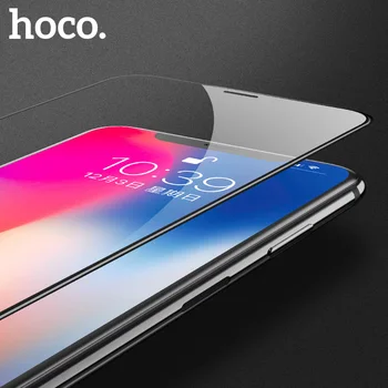 HOCO Apple iPhone X XS 3D Edzett Üveg Fólia képernyővédő fólia Teljes Borító érintőképernyő Védelem az iPhone 11Pro XS Max XR