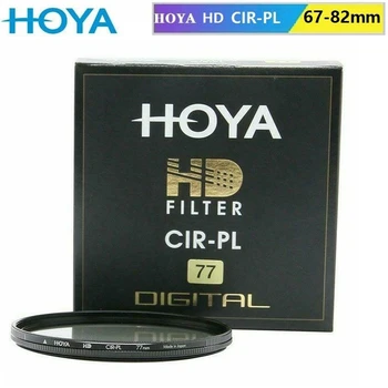Hoya HD CPL CIR-PL 67mm-82mm Körkörös Polarizációs Szűrő Bevonat a Kamera lencséjét