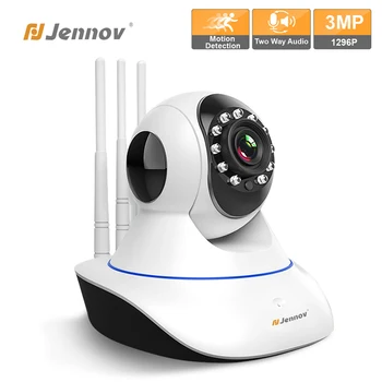 Jennov 1536P IP-3MP Kamera Vezeték nélküli WIFI Smart Home Biztonsági Kamera CCTV 360 PTZ hangfelvevő Bébi Kisállat Dadus Video Monitor