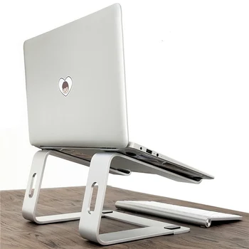 Levehető Alumínium Hűtő Laptop Notebook tartó Állvány Pad Mount Hordozható Összecsukható Lapdesk Iroda Ergonómiai Minden méret