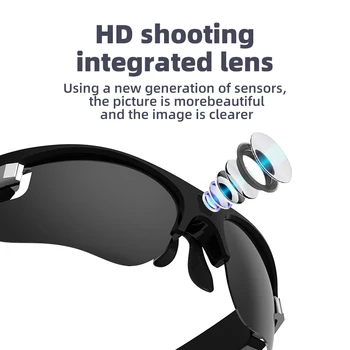 MS32 HD1080P Vezeték nélküli Mini Kamera Akció, Sport Kamera, Okos Szemüveg Polarizált Lencse Napszemüveg Hangrögzítő Szemüveg Camcorde
