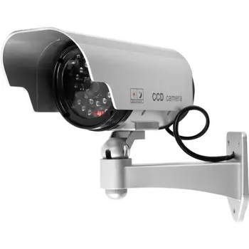Napenergia hatóanyag nélküli Biztonsági Kamera Vízálló Kamu Kamera Kültéri Beltéri Golyó Piros LED Monitor Fény CCTV Megfigyelő Kamera