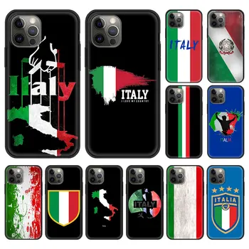 olaszország zászló iPhone 13 11 12 Pro Max Esetben 7 8 Plusz SE2020 X XR XS Max Luxus Szilikon hátlap Telefon Esetekben