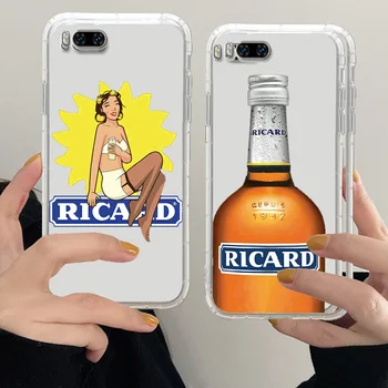 RicardS sör, bor, Telefon Esetében A Xiaomi Mi Max 3 Megjegyzés A2 A3 8 9 9T 10 Lite Pro Ultra átlátszó 3D-s hoesjes tpu Etui divat