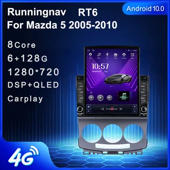 Runningnav A Mazda 5 2005 2006 2007 2008 2009 2010 Tesla Típusú Androidos Autó Multimédia Rádió Video Player GPS Navigáció
