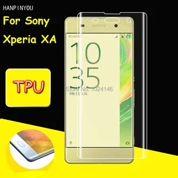 Teljes Lefedettség Tiszta, Puha TPU Film Első képernyővédő fólia Sony Xperia XA / Dual 5.0