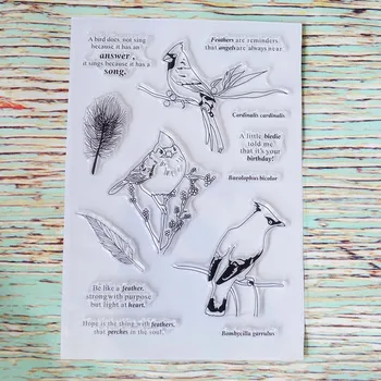 Toll madarak átlátszó tiszta bélyegző gumi tömítés DIY Scrapbooking/Kártya Készítés/Gyerekek Karácsonyi Móka, Dekorációs Kellékek