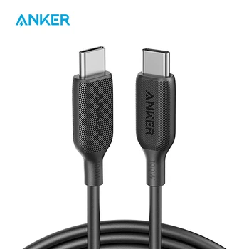 USB-C Kábel 100W 6ft, Anker Erősáramú III USB-C-USB C Töltő Kábel 2.0, C Típusú Töltő Kábel MacBook Pro 2020