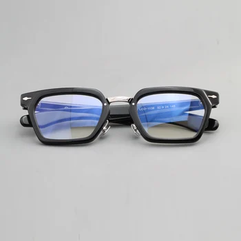 Vazrobe Vintage Szemüveg Keretek Férfi Sokszög Szemüveges Férfi Fekete Teknős Szemüveg a Receptet Rövidlátás Dioptria