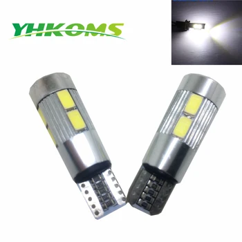 YHKOMS 6 Db T10 W5W Canbus LED Autó Lámpa Jel 194 168 LED-Ék Izzó Clearance Lámpa olvasólámpa Auto Helyzetjelző Lámpa 12V-os 6000K