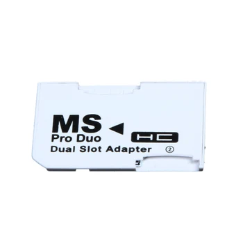 ÚJ Memória Kártya Adapter, Micro SD / TF Flash Kártya Memory Stick MS Pro Duo a PSP Kártya Single / Dual 2 Slot Adapter