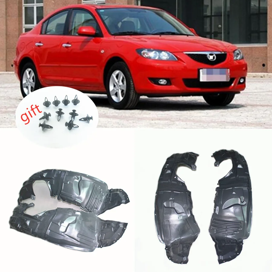 Autó első kerék belső sárvédő splash mud guard BP4K-56-130-as Mazda 3 2004-2008 BK 0
