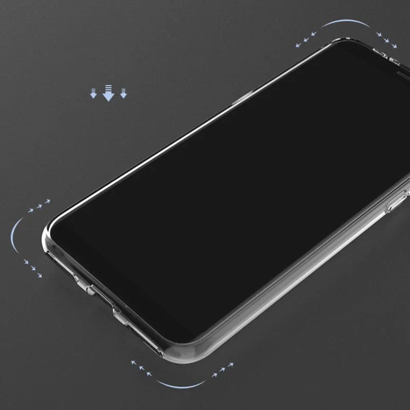 Ultra Vékony, Világos Telefon Esetében Az LG K30 2019 G8-G7-G6 Esetben Puha Szilikon hátlap LG V40 V30 V30S Esetben kopogásgátló TPU Capa 1