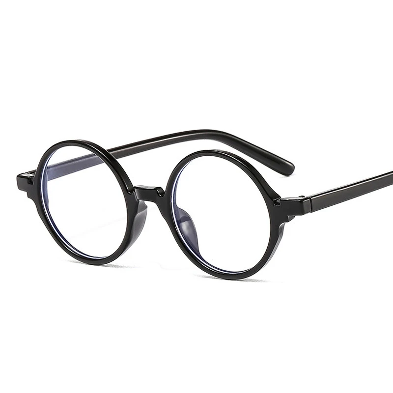 Elbru Divat Kerek Szemüveg Keret Ultrakönnyű Világos Anti-kék Fény Lencse Optikai Szemüveg Személyre szabott Normál Szemüveg Unisex 2