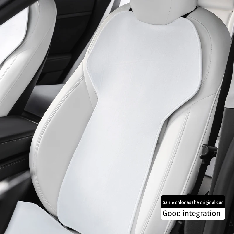 A Tesla model 3/modell y autósülés fedezze párna, Terítő, párna-Ellenes piszkos anti-kick ülés borító Fehér belső kiegészítők 2