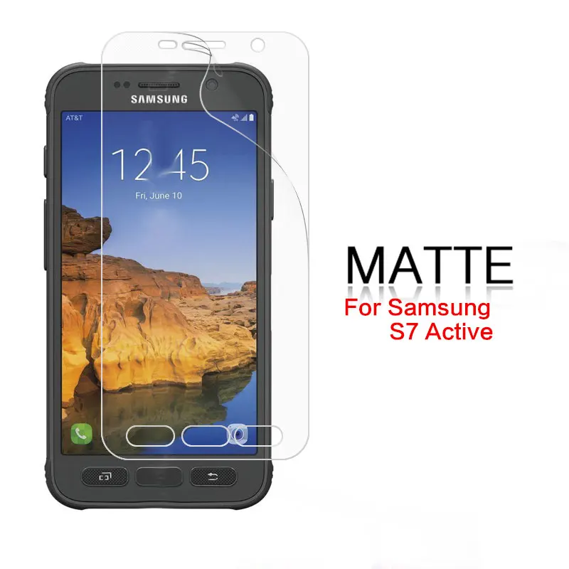 Matt, Tükröződésmentes Fólia Samsung S7 S8 S9 Aktív Edge Plus S7272 S7582 Stílus Duos LTE HD Világos, Fényes Fólia képernyővédő fólia 2