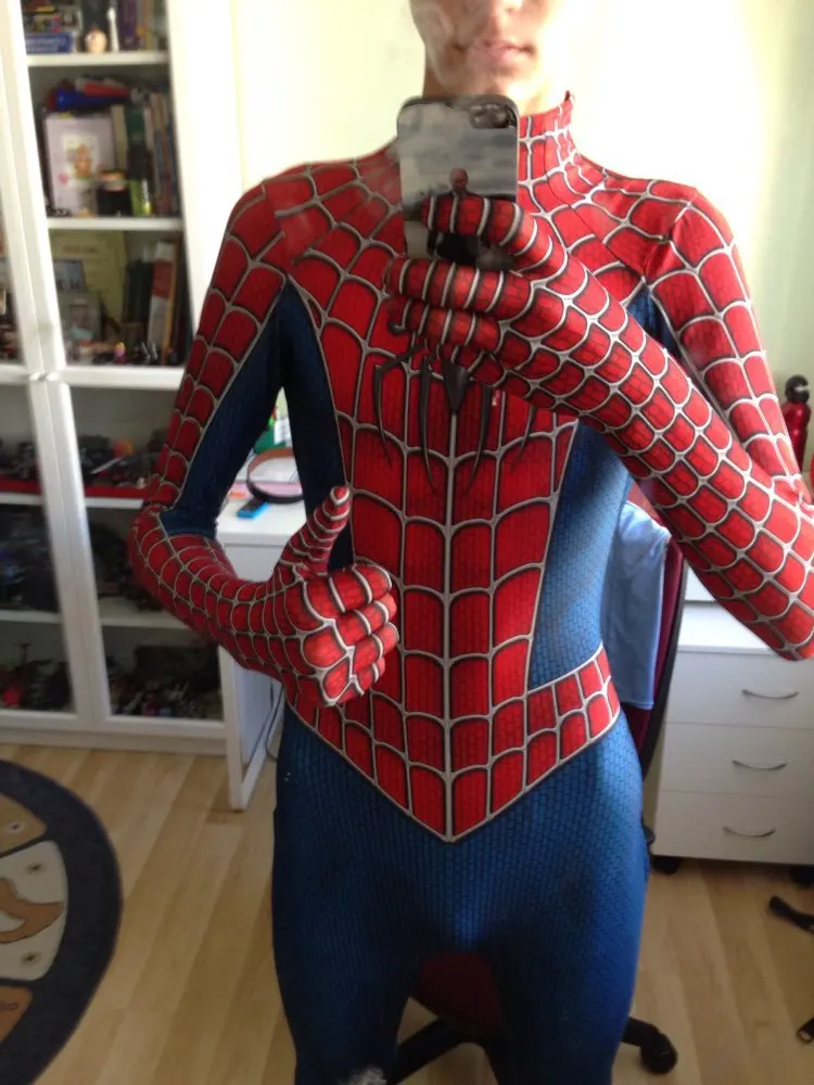 magas minőségű cosplay halloween disfraces de Jelmez Cosplay Superheros Spandex 3Dprint Raimi Zenzai ruha jelmez halloween hubie 3
