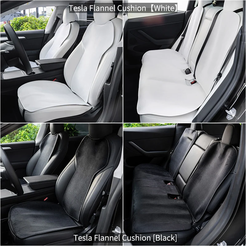 A Tesla model 3/modell y autósülés fedezze párna, Terítő, párna-Ellenes piszkos anti-kick ülés borító Fehér belső kiegészítők 3