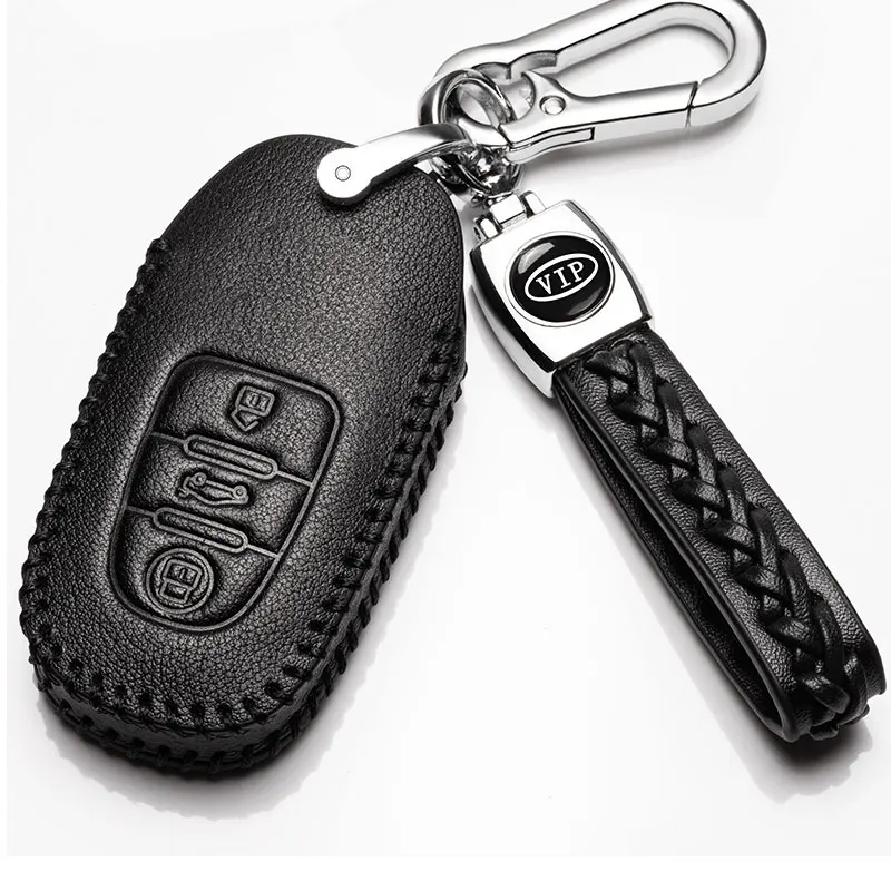 JSEX Bőr Autó Kulcs Esetben Fedezi Az Audi A6L A5 Q7 Q8 S4 S5 A4 B9 A8L TT Magas minőségű Cink ötvözet Kulcs, Táska, Gyűrű, Kiegészítők, Férfi 5
