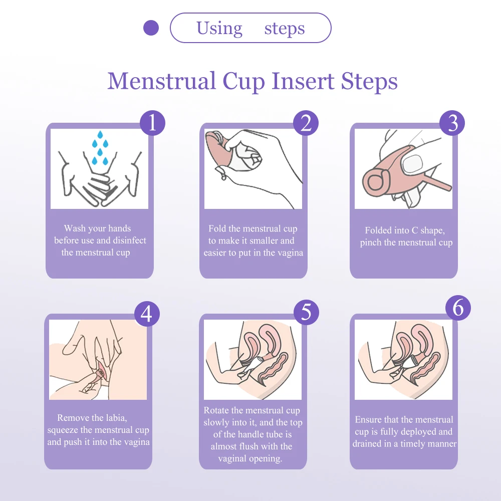Női Higiénia Menstruációs Csésze Orvosi Minőségű Szilikon Copa Menstruációs Újrafelhasználható Hölgy Csésze A Nők Menstruációs Időszak Dropshipping 5